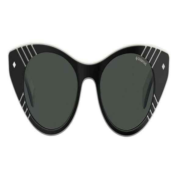 Polaroid Women Black Sunglasses Acetate Frame